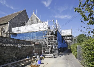 Stairs to Access Scaffolding